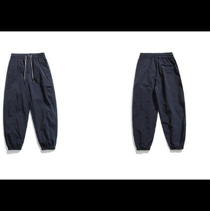 青ファッション アウトドア トレッキングパンツ