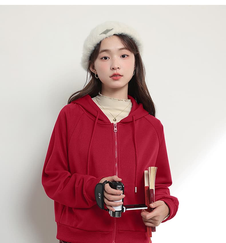 青ファッション パーカー シンプル着回しフード付きジャケット