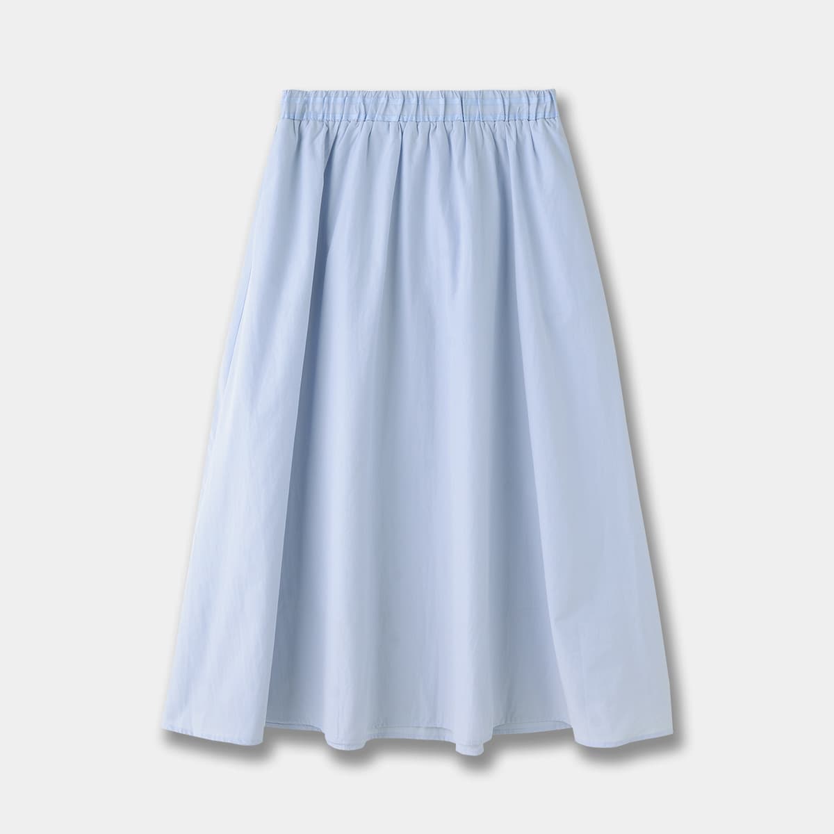青ファッション 花びらボタン ノースリーブセットアップ