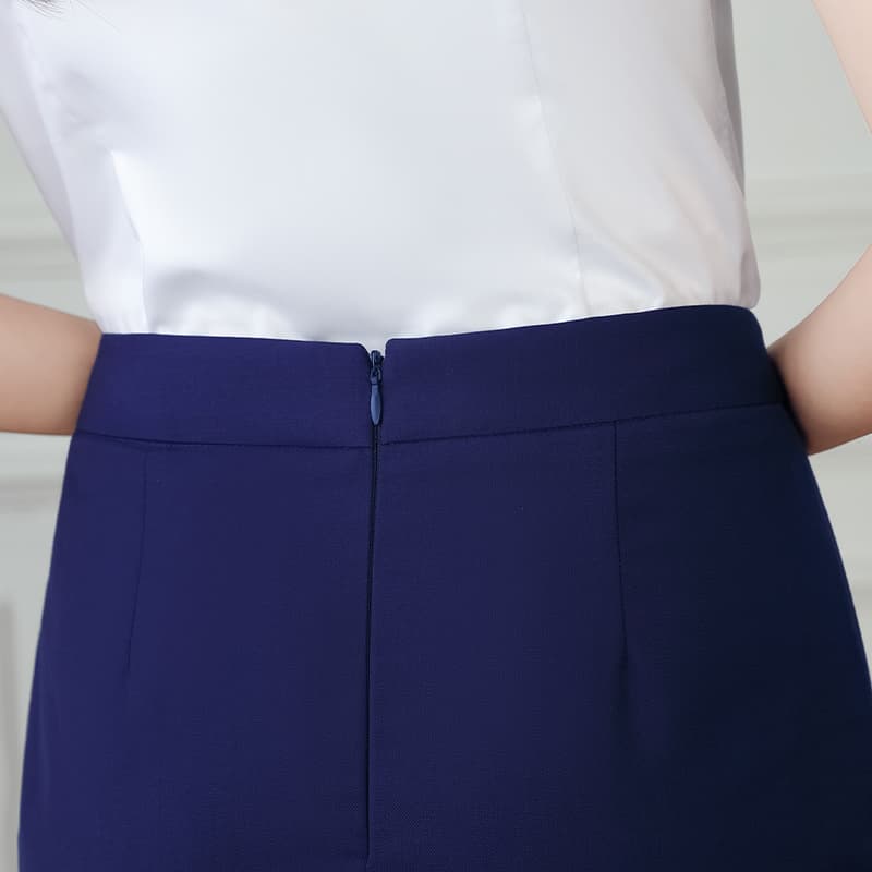 青ファッション すっきり美シルエット タイトスカート