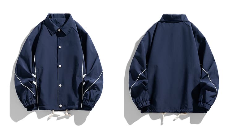 青ファッション ジャケット スポーティラインジャケット