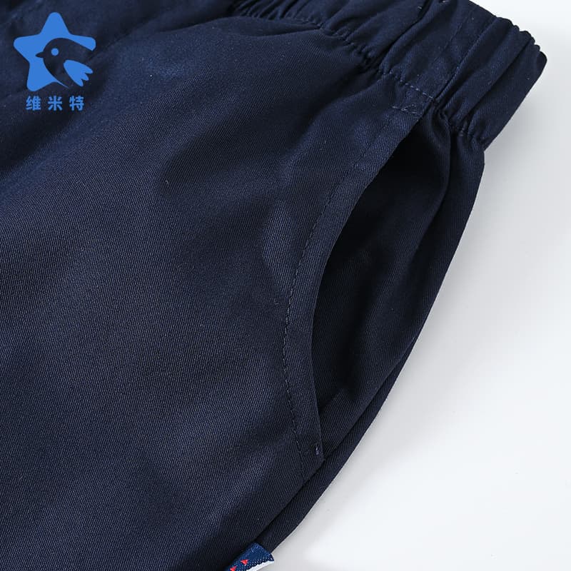 青ファッション 青ファッション 快適ウエストゴムショートパンツ
