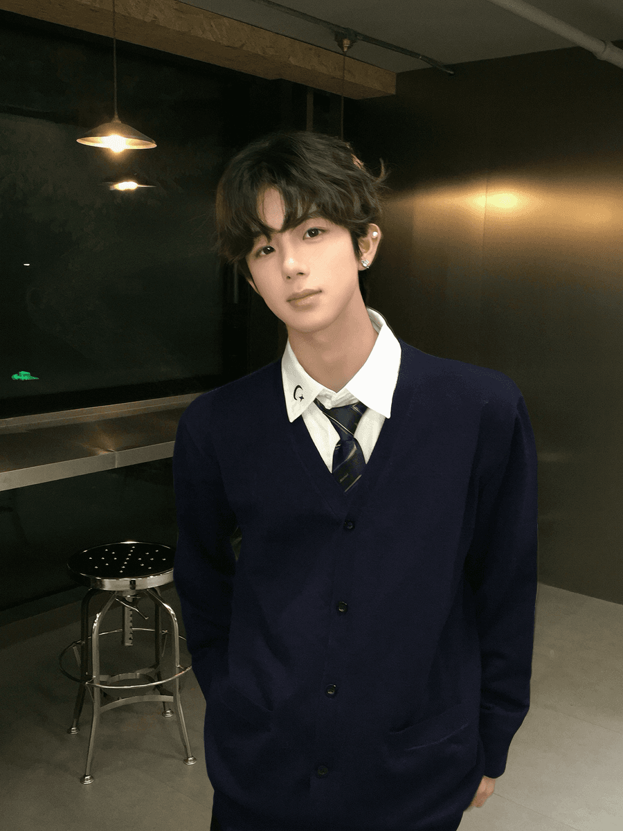 青ファッション 青ファッション 洗練学生風カーディガン